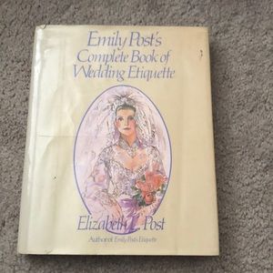 Emily Post’s Wedding Etiquettes Hardcover copy
